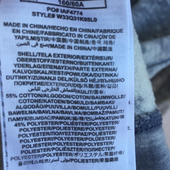 Guess S/M vintage Pullover sweater Blue distressed - Picture 4 of 7